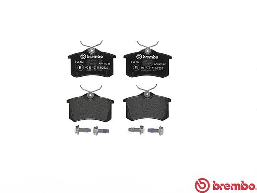 A.B.S. P 68 024 BREMBO Bremsbelagsatz, Scheibenbremse